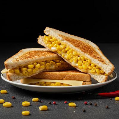 Corn Cheese Grill Sandwich